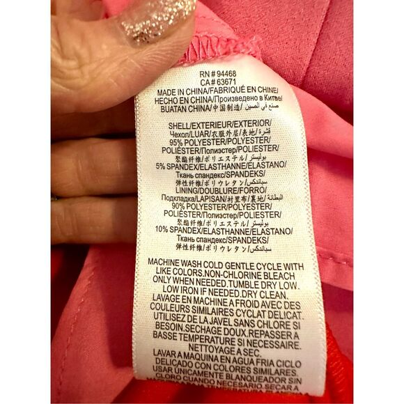 NWT BCBG bold color block strapless mini dress  Size XS - Picture 8 of 10